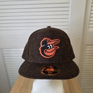 NWT Baltimore Orioles Hemp Split Pannel New Era 59fifty 7 3/8 MLB