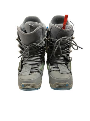 Used Burton PROGRESSION Womens Snowboard Boots Grey Senior 6 11847-S000031734