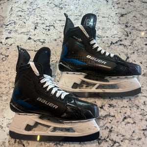 Pro Stock Bauer Supreme Shadow Hockey Skates Wide Width 9.75 Fit 3 w/ Fly TI Steel