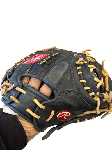 Used Rawlings GG GAMER 34IN BB/SB Catchers RH Throw Black 34" 11682-S000124665