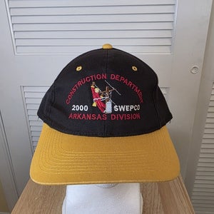 Vintage 2000 SWEPCO Construction Department Snapback Hat