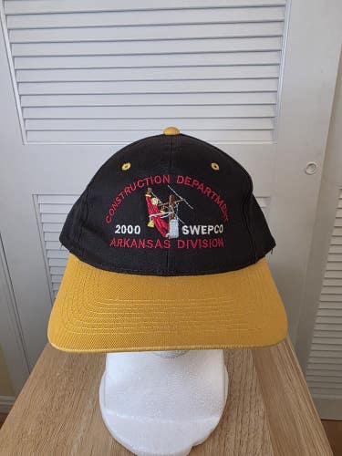Vintage 2000 SWEPCO Construction Department Snapback Hat