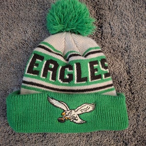 New Era Philadelphia Eagles Pom Pom Beanie Hat Adult Unisex