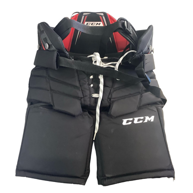 Used CCM CCM 1.5 GOALIE PANTS Junior Goalie Pant Black MD 11760-S000085385