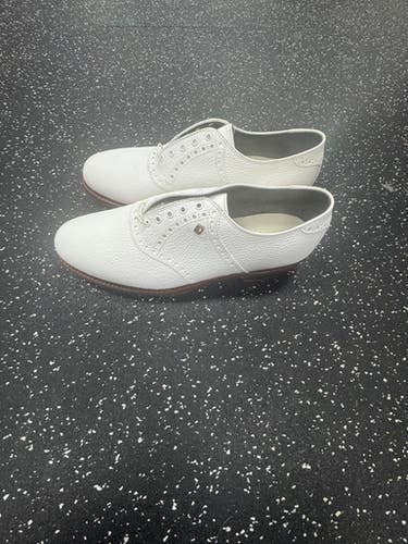 Used Foot Joy Mens Golf Shoes White Senior 10 11849-S000034505