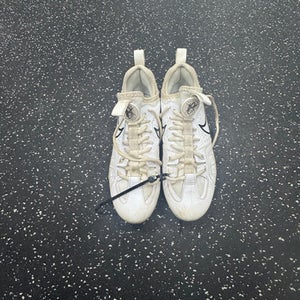 Used Nike HUARACHE LAX Cleats Mens White Senior 5.5 11849-S000034469
