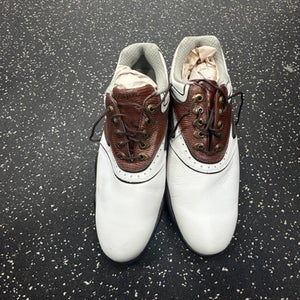 Foot Joy SYNRG Mens Golf Shoes White Senior 8.5 11849-S000034459