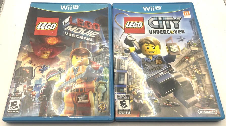 The LEGO Movie Video Game & Lego City Undercover Wii U Tested w/Manuals
