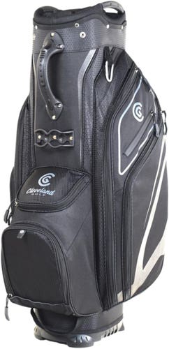 NEW Cleveland Golf CG Lightweight Black/Black 14-Way Top Golf Cart Bag