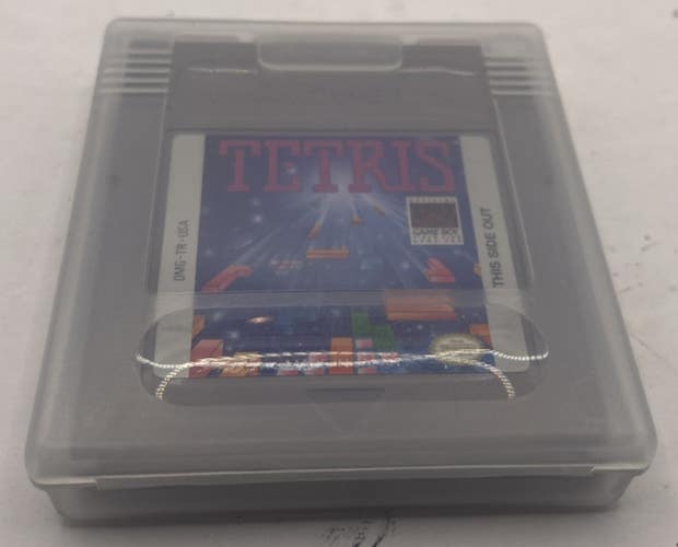 Tetris Nintendo Game Boy 1989 With Case *Tested*