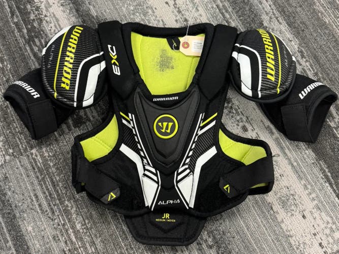 Medium Junior Warrior Alpha DX3 Shoulder Pads (Used)