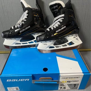 Bauer Supreme M5 Pro Hockey Skates 7.5 + upgraded blades (New)