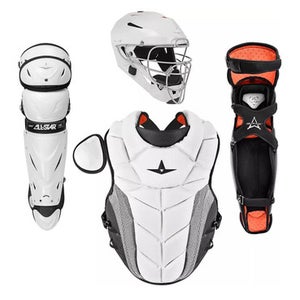 New ALL STAR WHITE/BLACK SMALL PHX FASTPITCH CATCHER GEAR 11834-ASTCKW-PHX-SM-WB