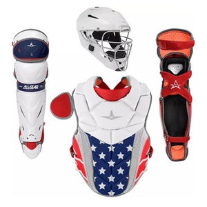 New ALL STAR USA MEDIUM PHX FASTPITCH CATCHER GEAR 11834-ASTCKW-PHX-MED-USA