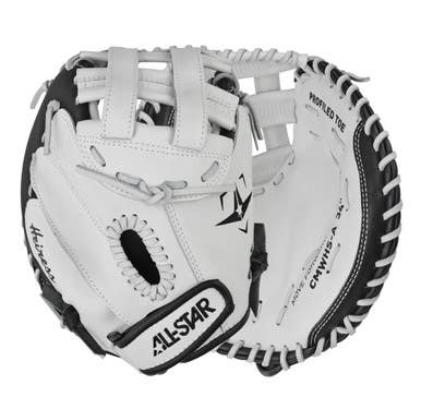 New HEIRESS SERIES FASTPITCH CATCHERS MITT RHT 34IN 11834-ASTCMW-H-A-RHT-WHB