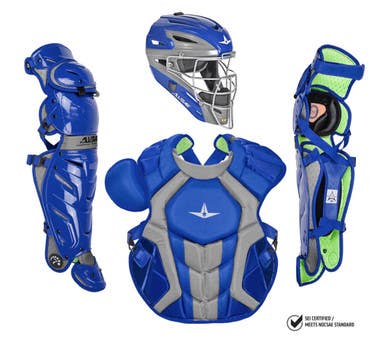 New ALL STAR S7X 9-12 ROYAL/GREY CATCHER GEAR 11834-ASTCKCC912S7XRO