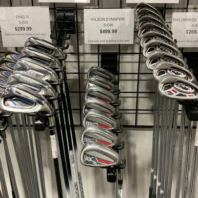 Used Wilson DYNAPWR Mens Iron Set RH 5I-GW/AW 11834-S000043805