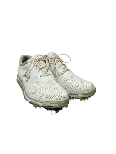 Used Under Armour Mens Golf Shoes White Senior 10.5 11834-S000043794