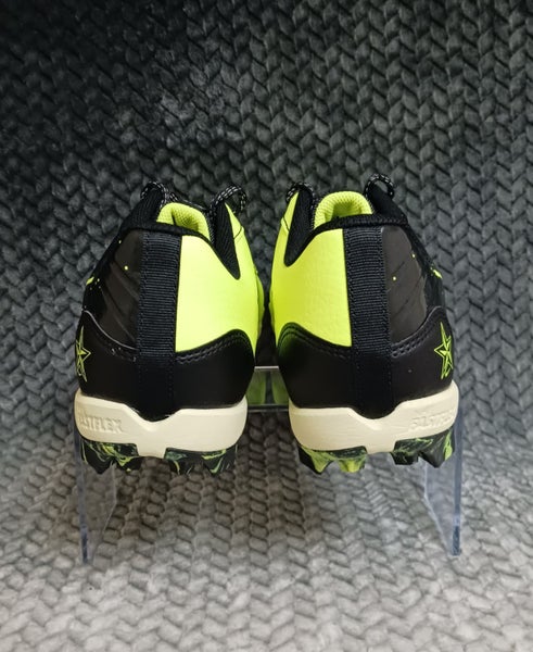 Nike Alpha Huarache 4 Baseball Cleats Keystone 4 Black Lime Men\'s Size 12 Nike Alpha Huarache 4 Keystone Black/Life Lime FV6098-001  main image 3