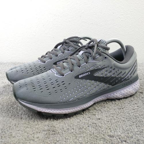 Brooks Ghost 13 Womens Size 9.5 Running Shoes Low Top Trainers Gray Sneakers