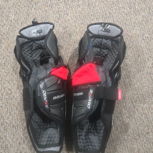 Senior Bauer Vapor 3X Pro 15" Shin Pads Pro Stock (Used)