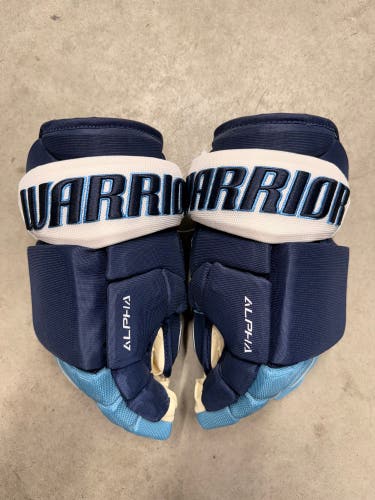 14” Warrior Alpha DX Pro University of Maine Gloves Pro Stock NCAA (New)