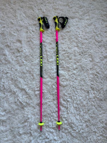 40in (100cm) Leki Racing World Cup Lite SL Ski Poles (Used)