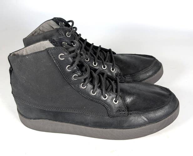 Olukai Molina Black Leather Ankle Chukka Boots Men's Size 12