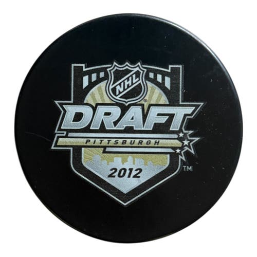 2012 NHL Draft Hockey Puck