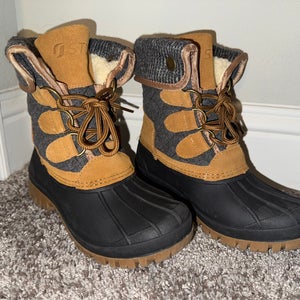 STQ Womens Winter Duck Boots Waterproof Cold Weather Snow Boots - like new