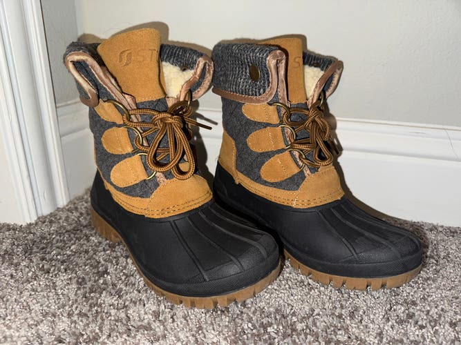 STQ Womens Winter Duck Boots Waterproof Cold Weather Snow Boots - like new
