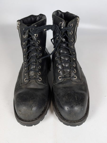 Red Wing Shoes black leather side zip motorcycle 967 boots steel toe size 9.5 D s-l1200.jpg main image 4