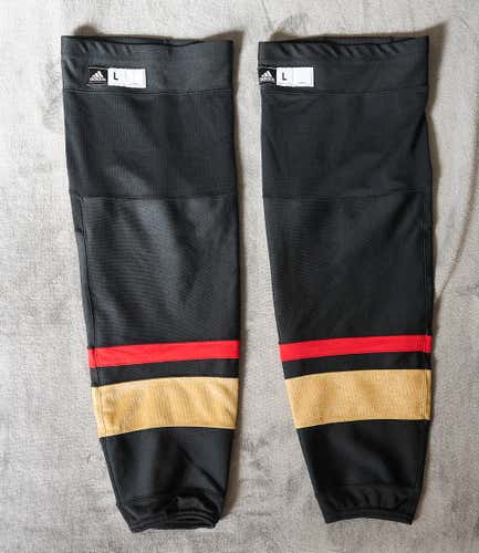 Las Vegas Golden Knights Reverse Retro 2.0 Pro Stock Adidas Socks Size Large