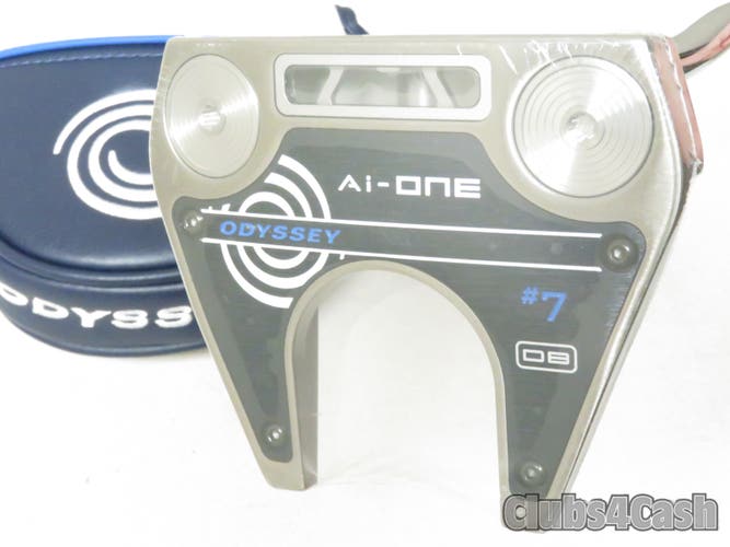 Odyssey Ai One Silver #7 DB Putter Double Bend Stroke Lab SL90 34" +Cover  NEW