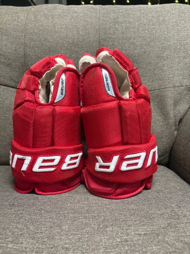 Bauer Vapor Pro Team Gloves 14" Pro Stock (Used)