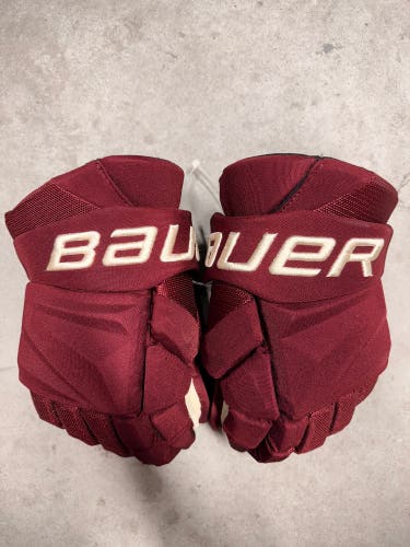 14” Bauer Vapor Hyperlite Arizona Coyotes Gloves Pro Stock (New) NHL
