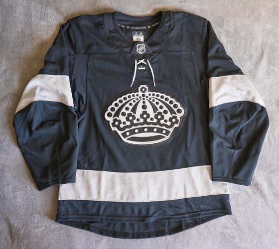 Los Angeles Kings 3rd Alt Black Fanatics Authentic Pro Jersey Size 50 MiC FAP