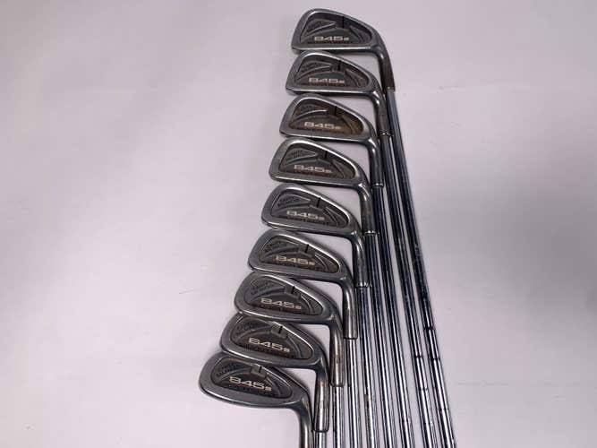 Tommy Armour 845 S Silver Scot Iron Set 1-PW Tour Step Stiff Steel Mens RH