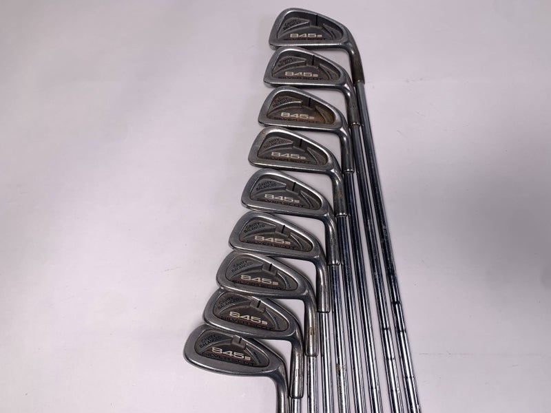 Tommy Armour 845 S Silver Scot Iron Set 1-PW Tour Step Stiff Steel Mens RH