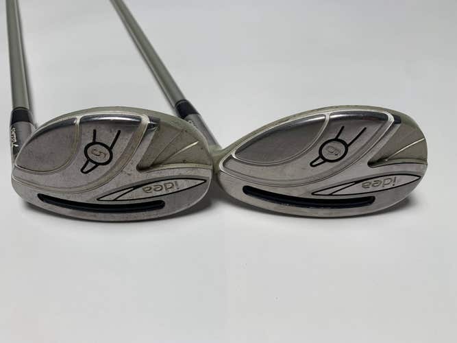 Adams Idea 2014 5 & 6 Hybrid Set 25* 28* Grafalloy Idea Ultralite 50g Ladies RH