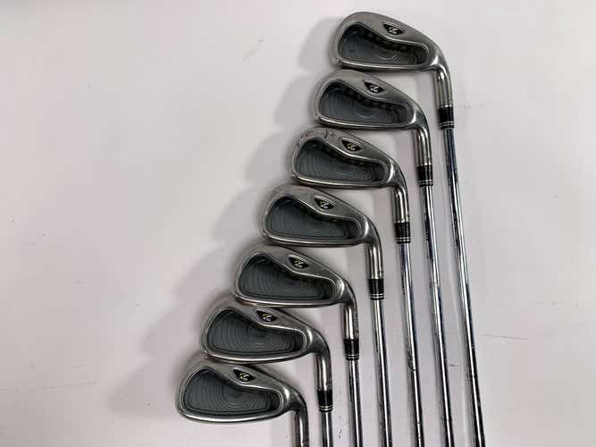 TaylorMade R7 XD Iron Set 3-9 T-Step Ultralite Stiff Steel Mens RH