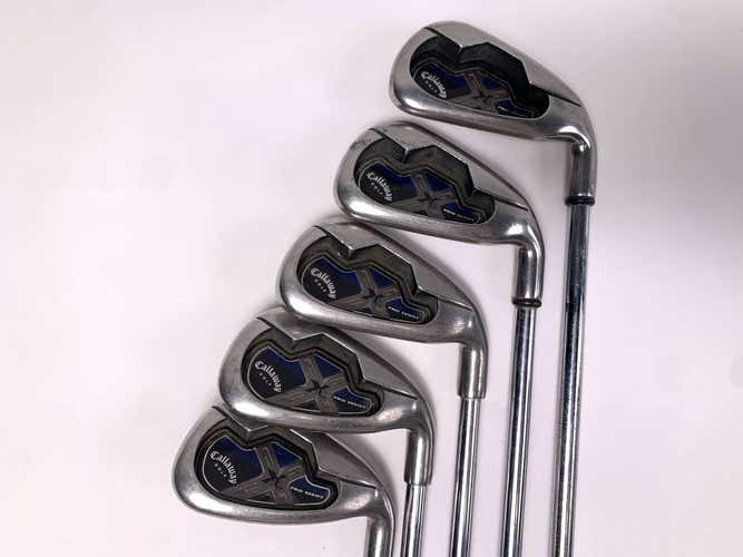 Callaway X-18 Pro Series Iron Set 4-9 Dynamic Gold S300 Stiff RH No 7 iron