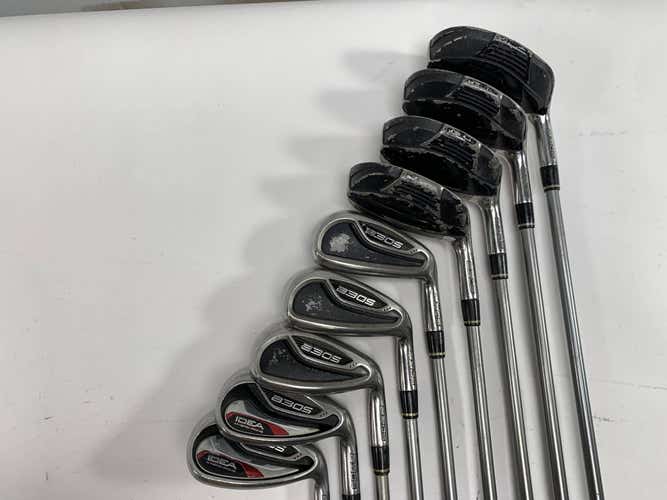 Adams Idea A3 OS Hybrid Iron Set 3-PW+GW Pro Launch Platinum Senior RH