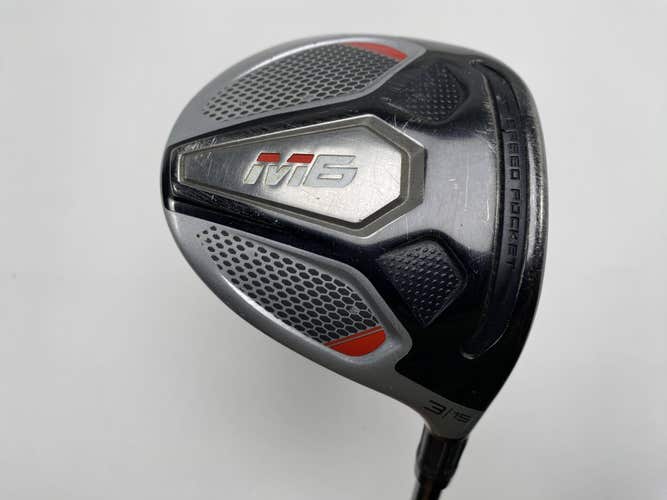 TaylorMade M6 3 Fairway Wood 15* Fujikura Atmos 6X Extra Stiff RH