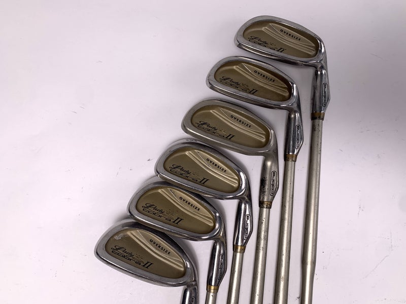 Cobra Lady II Oversize Iron Set 5-9+SW IQ System Ladies Graphite Womens RH