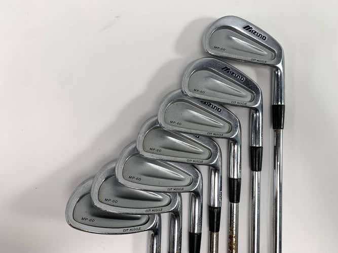 Mizuno MP 60 Iron Set 4-PW True Temper Dynamic Gold S300 Stiff Steel Mens RH