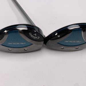 Callaway Rogue 4 & 5 Hybrid Set 22* 25* Aldila Quaranta 40g Ladies RH