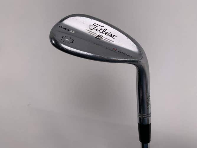 Titleist Vokey SM6 Tour Chrome Lob Wedge LW 58* 10 Bounce Wedge Steel Mens RH