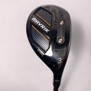 Callaway Mavrik Pro 3 Hybrid 20* KBS Hybrid 80g Stiff Graphite Mens RH