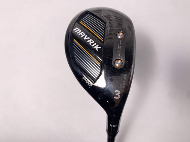 Callaway Mavrik Pro 3 Hybrid 20* KBS Hybrid 80g Stiff Graphite Mens RH